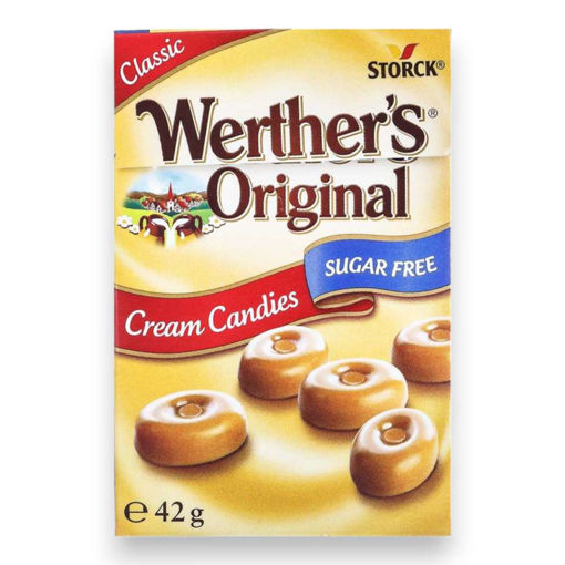 Picture of WERTHERS ORIGINAL CREAM CANDIES SUGAR FREE - 42G